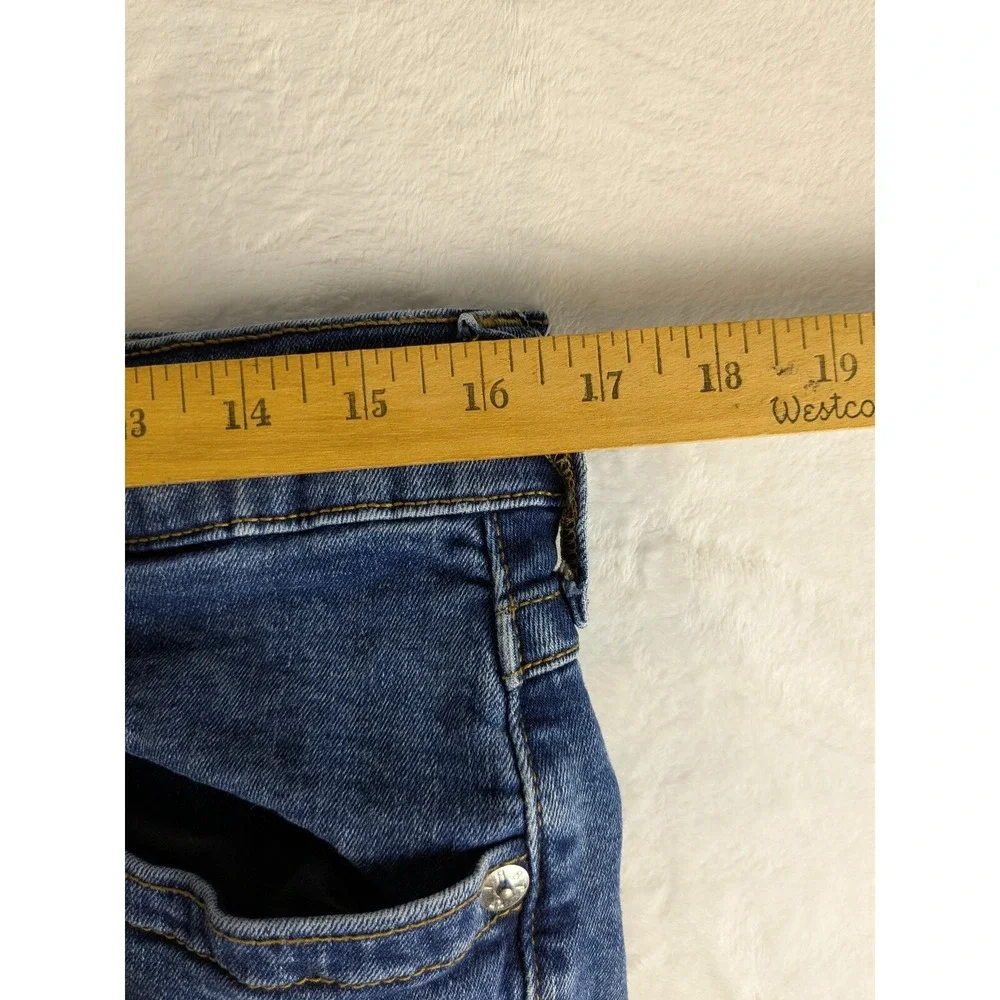 True Religion‎ Ricky Relaxed Straight Leg Jeans Distressed Denim Mens Size 33